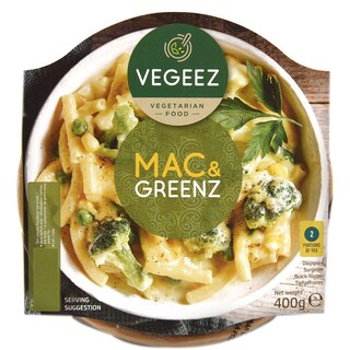 Vegeez | Macaroane cu legume & sos de branza 400g
