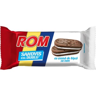 Rom | Biscuiti cacao cu crema frisca 36g