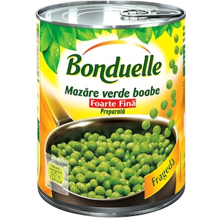 Bonduelle | Mazare verde boabe foarte fina 800g