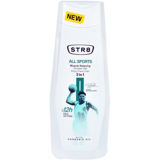 STR8 | Gel de dus 3 in 1 All sports 400ml