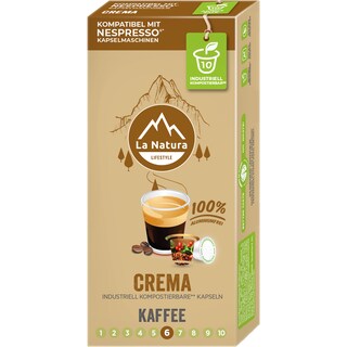 La Natura Lifestyle | Cafea Crema 10 capsule