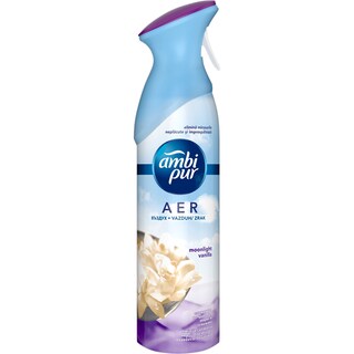Ambi Pur | Aerosol | Odorizant de camera cu actiune instanta Moonlight Vanilla 300ml