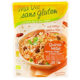 MVSG | Mix eco de quinoa, mei si fasole rosie 220g