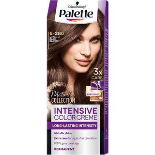 Palette | Intensive Color Creme | Vopsea pentru par 6-280 blond inchis metalic