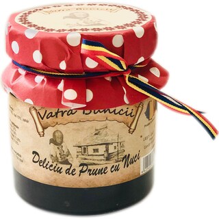 Vatra Bunicii | Dulceata de prune cu nuci 235g