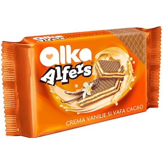 Alka | Alfers | Napolitane cu crema de vanilie 170g