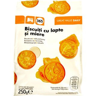 365 | Biscuiti cu lapte si miere 250g