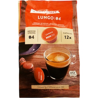Delhaize | Cafea Lungo 04, 12 capsule