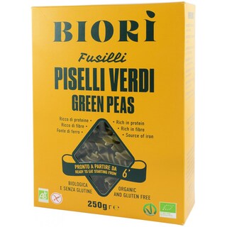 Biori | Fusilli eco din mazare, fara gluten 250g