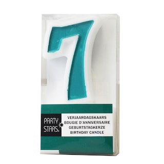 Party Stars | Lumanare aniversara cifra 7