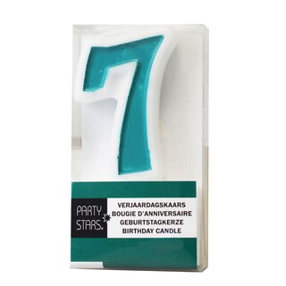 Party Stars | Lumanare aniversara cifra 7