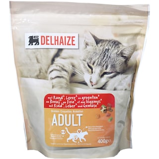 Delhaize | Hrana pentru pisici cu vita, ficat si legume 400g