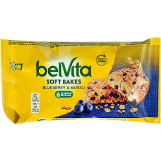 BelVita Breakfast | Soft Bakes | Biscuiti cu afine si musli 50g