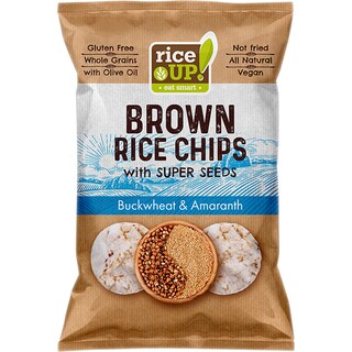 Rice Up | Chips orez cu amaran si hrisca 60g