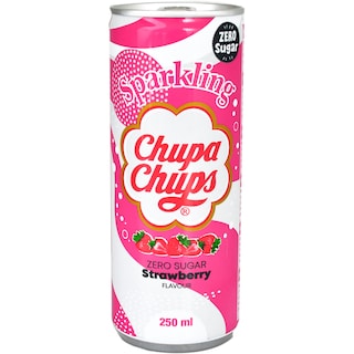 Chupa Chups | Bautura racoritoare cu aroma de capsuni, fara zahar 250ml