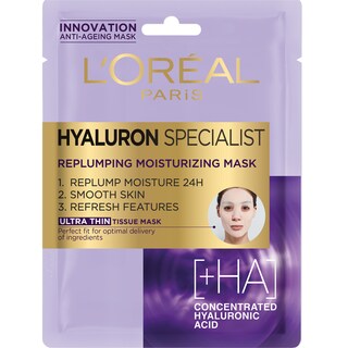 L'Oreal Paris | Hyaluron Specialist | Masca servetel hidratanta cu efect antirid 30g