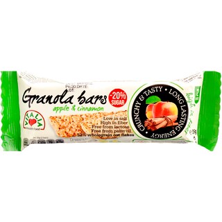 Vitalia | Baton de cereale cu mar si scortisoara 35g