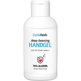 Crystal Hands | Gel igienizant maini 70% alcool 50ml