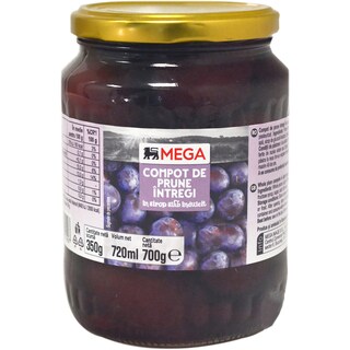 MEGA | Compot de prune intregi 700g