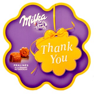 Milka | Thank You | Praline de ciocolata cu lapte si crema cu cacao 150g