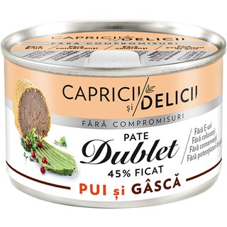 Capricii si Delicii | Pate de pui si gasca 145g