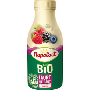 Napolact Bio | Iaurt de baut cu fructe padure 230ml