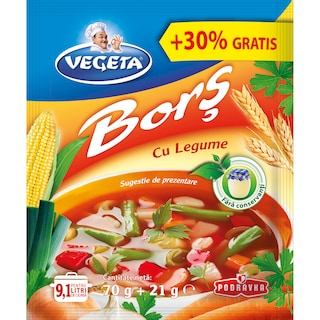 Vegeta | Bors cu legume 70g+30g