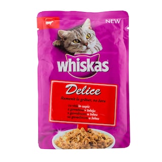Whiskas | Hrana pentru pisici cu vita 85g