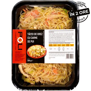 Poli | Taitei de orez cu carne de pui 230g
