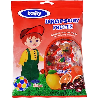 Daily | Dropsuri fructe 125g