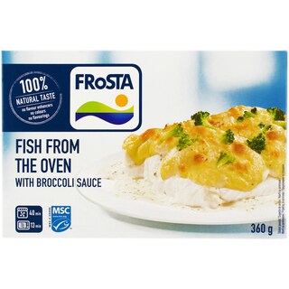 Frosta | Peste la cuptor cu sos de broccoli 360g