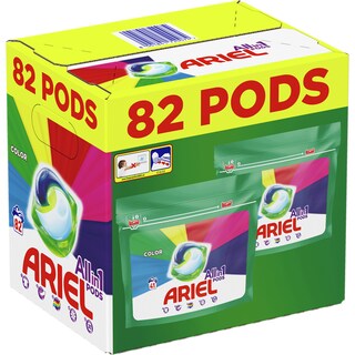 Ariel | All in 1 Pods | Detergent Color, 82 capsule