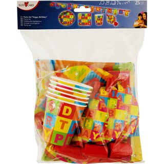 Susy Card | Set party Happy Birthday set 25 bucati