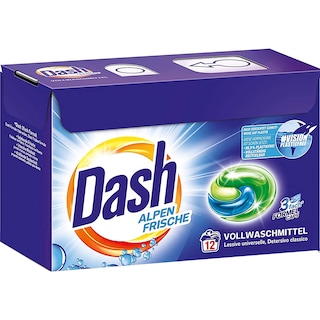 Dash | Detergent Alpen Frische, 12 capsule