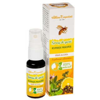 Albina Carpatina | Spray pentru respiratie proaspata  20ml