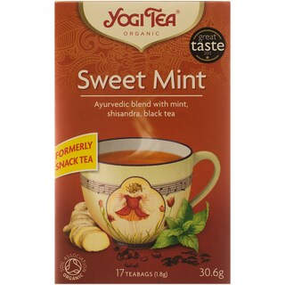 Yogi Tea | Ceai aperitiv de menta dulce si Assam bio 30.6g