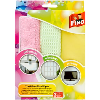 Fino | Lavete Trio din microfibra 3 bucati