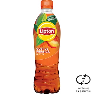 Lipton | Ice Tea | Bautura racoritoare cu ceai negru si piersica 0.5L