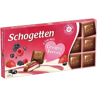 Schogetten | Ciocolata cu lapte si fructe de padure 100g