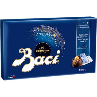 Baci | Praline Bijou de ciocolata neagra cu umplutura de alune de padure 150g