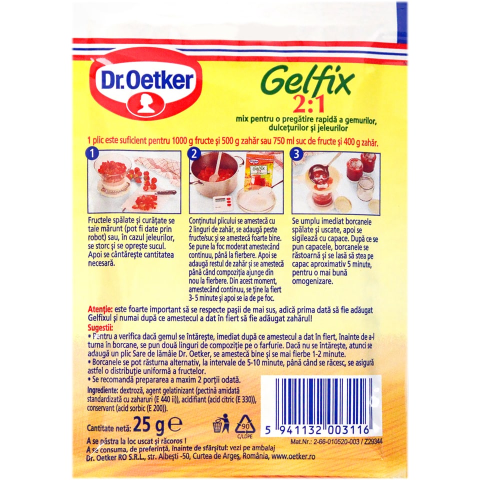 Dr. Oetker | Gelfix 2:1 25g | Mega-image