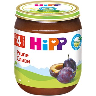 Hipp | Preparat din fructe ecologic cu prune, de la 4 luni 125g