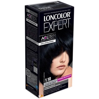 Loncolor | Expert | Vopsea de par aoe tech 1.1 negru albastrui