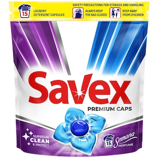 Savex | Detergent Semana Perfume, 15 capsule