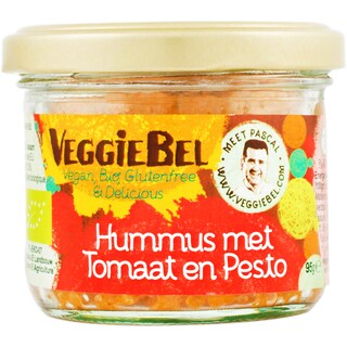 Veggiebel | Humus bio cu tomate si pesto 95g