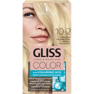 Gliss | Color | Vopsea de par permanenta Color 10-2 Blond Rece Natural 143ml