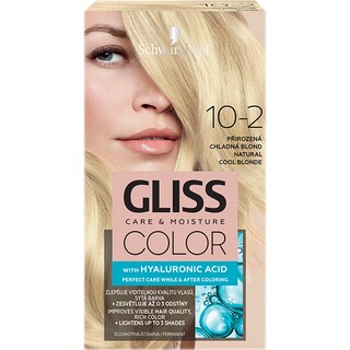 Gliss | Color | Vopsea de par permanenta Color 10-2 Blond Rece Natural 143ml