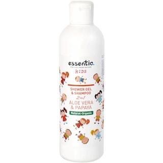 Essentiq | Sampon si gel de dus bio pentru copii cu aloe vera si papaya 250ml