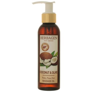 Herbagen | Ulei pentru masaj cu cocos organic si masline 150ml