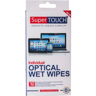 Super Touch | Servetele umede pentru suprafete optice 10 bucati